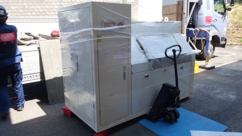 業務用生ゴミ処理機 100kg機 荷下し作業 “その4”